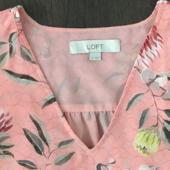 LOFT flutter sleeve top - Picture 6 of 10